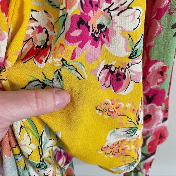 Anthropologie Akemi + Kin Aurelia Floral Print Kimono OS - Picture 11 of 12